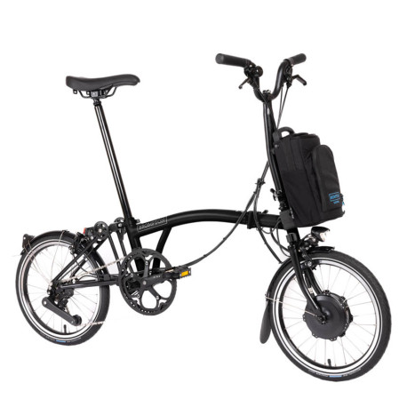 Vélo pliant électrique Brompton Electric C Line Urban - 4 vitesses -  Guidon M