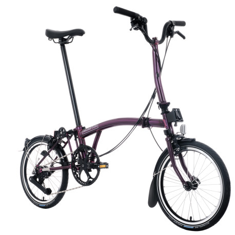 Vélo pliant Brompton C Line - 12 vitesses - Guidon M